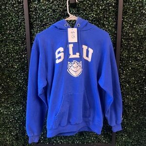 Blue SLU Men's Hoodie